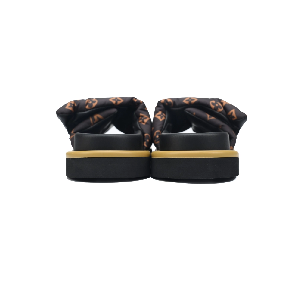 Louis Vuitton Pool Pillow Flat Comfort Mules Color Matching Pumpkin Red And Blue