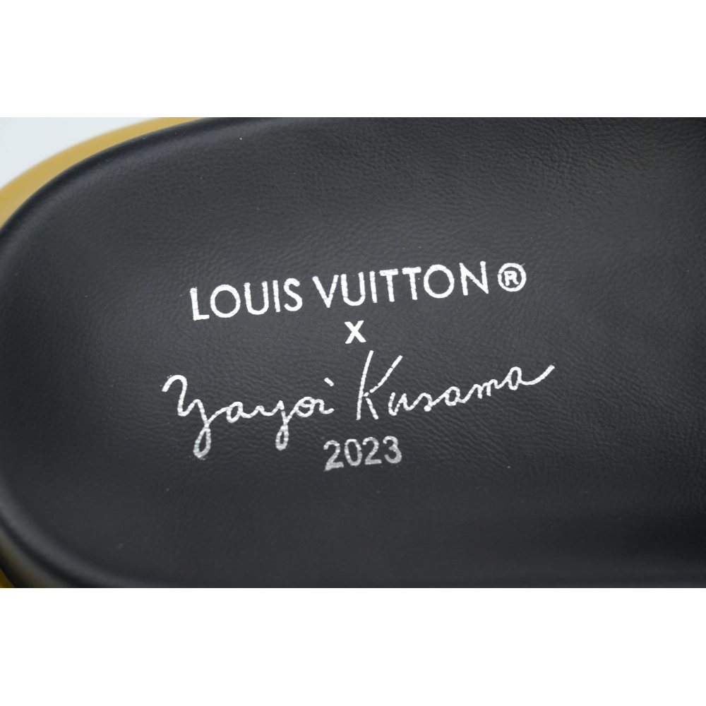Louis Vuitton Pool Pillow Flat Comfort Mules Color Matching Pumpkin Red And Blue