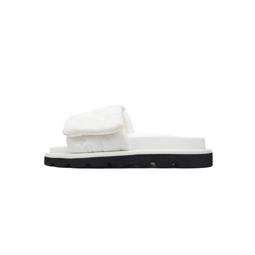 Louis Vuitton Pool Pillow Flat Comfort Mules White