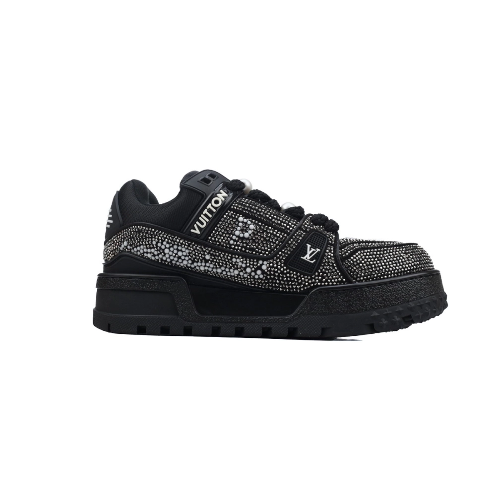 Louis Vuitton Trainer Maxi Black Swarovksi Crystals