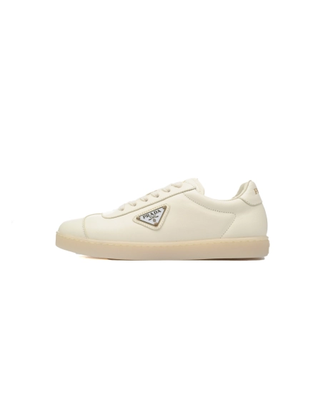 Prada Downtown Low Sneakers Rice White