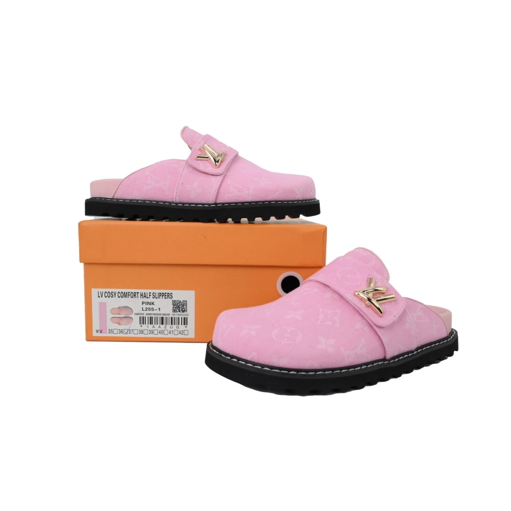 Louis Vuitton LV Cosy Comfort Mule Pink 1AGVOB