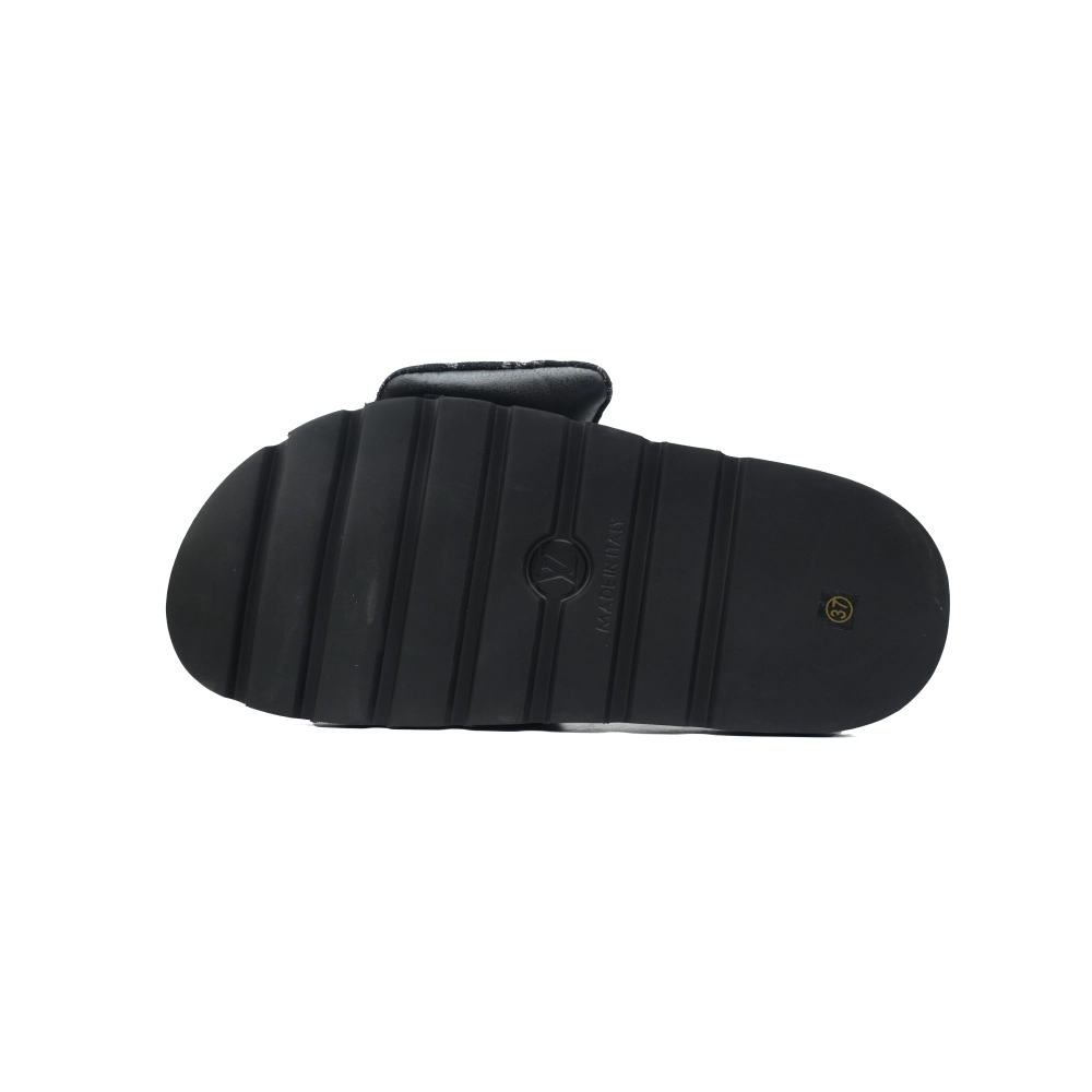 Louis Vuitton Pool Pillow Flat Comfort Mules Denim Black