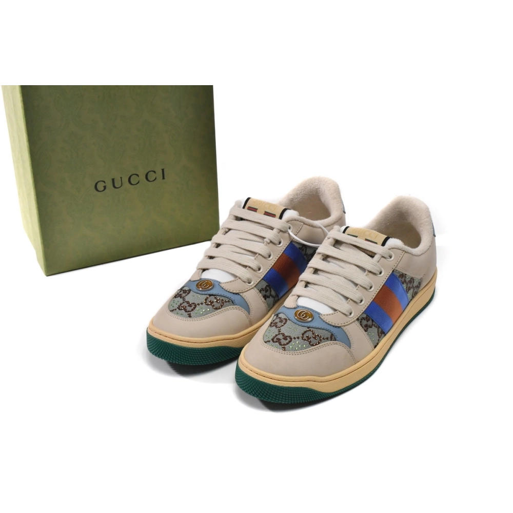 Gucci Screener GG White Green
