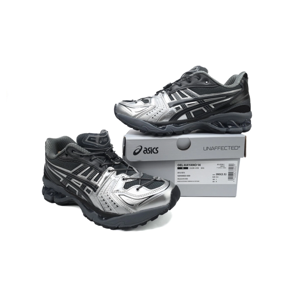 Asics Gel-Kayano 14 Unaffected Infinite Wonders Pack Black Silver 1201A922-020