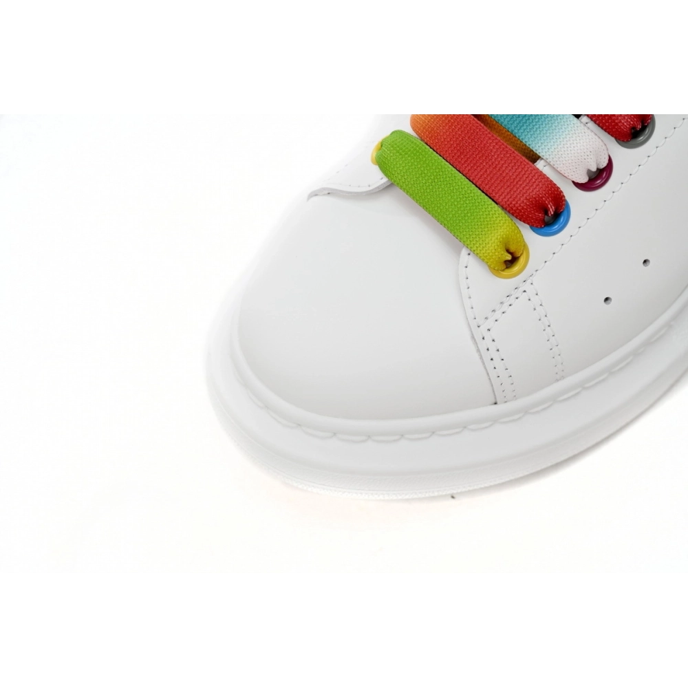 Alexander McQueen Oversized White Rainbow 553770WHX9P9035