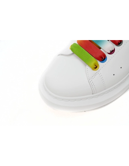 Alexander McQueen Oversized White Rainbow 553770WHX9P9035