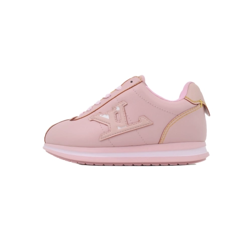 LV BUTTERSOFT Sneaker Lambskin/Plain Calf x Nigo Leather Pink