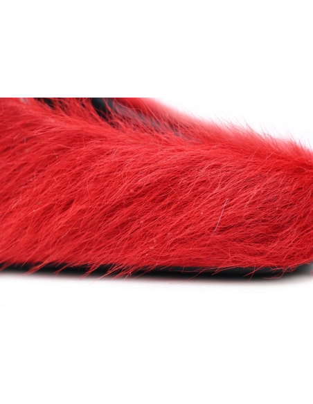 Marni Long-hair Calfskin Fussbett Sabot Red SBMS004601P412200R66
