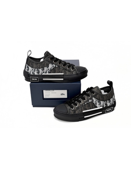 Dior B23 Low Top Canvas Oblique Black 3SN249YJP_H960