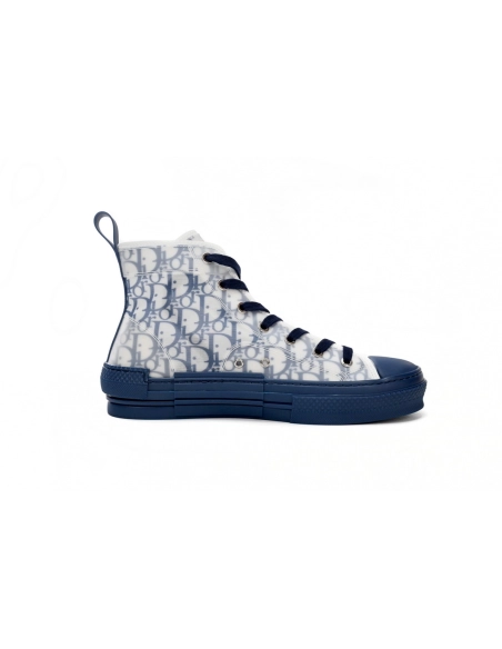 Dior B23 High Top Blue Oblique 3SH118YNT_H565
