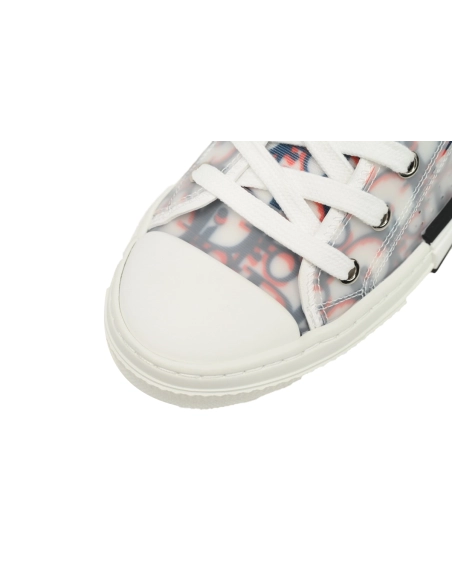 Dior B23 Low Top Red Blue Oblique 3SN249YTG_H563