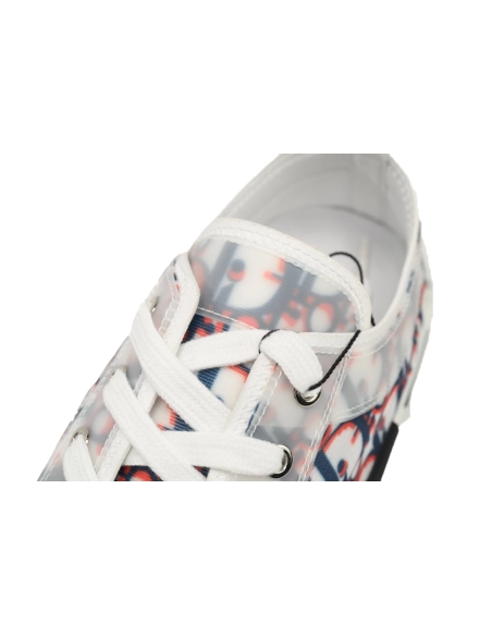 Dior B23 Low Top Red Blue Oblique 3SN249YTG_H563