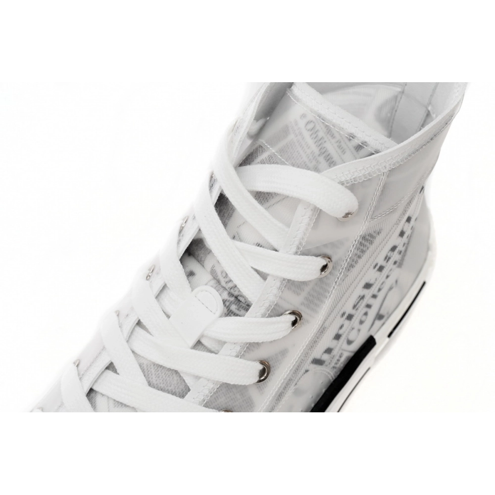 Dior B23 High Top Daniel Arsham Newspaper 3SH118YUO_H069
