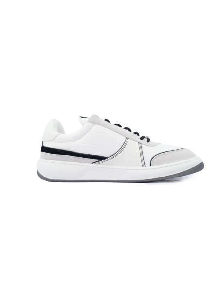 Chanel Suede Calfskin White Light Grey Low Top Sneakers