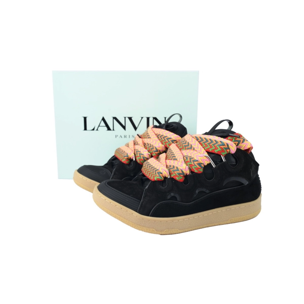 Lanvin Leather Curb Black FM-147446