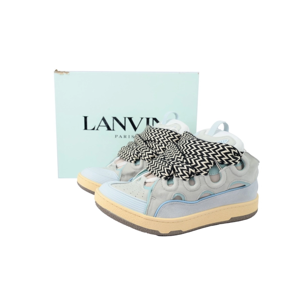 Lanvin Leather Curb Light Blue FM-SKRK11-DRAG-A2121