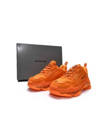 Balenciaga Triple S Clear Sole Orange