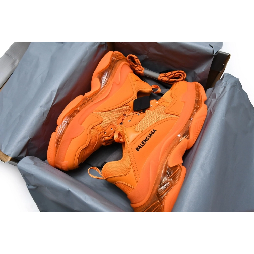 Balenciaga Triple S Clear Sole Orange
