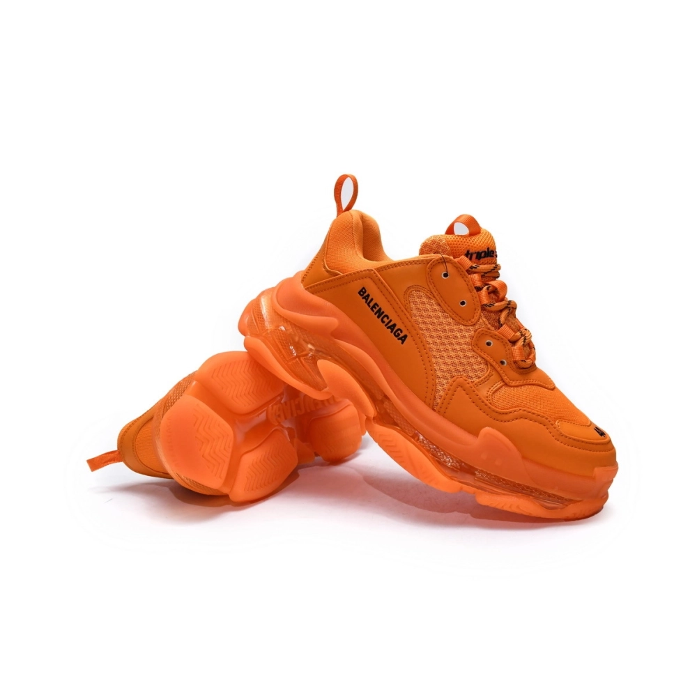 Balenciaga Triple S Clear Sole Orange