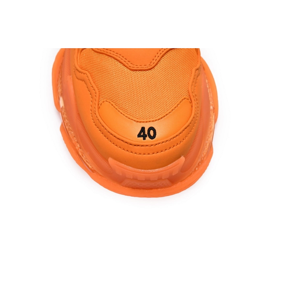 Balenciaga Triple S Clear Sole Orange