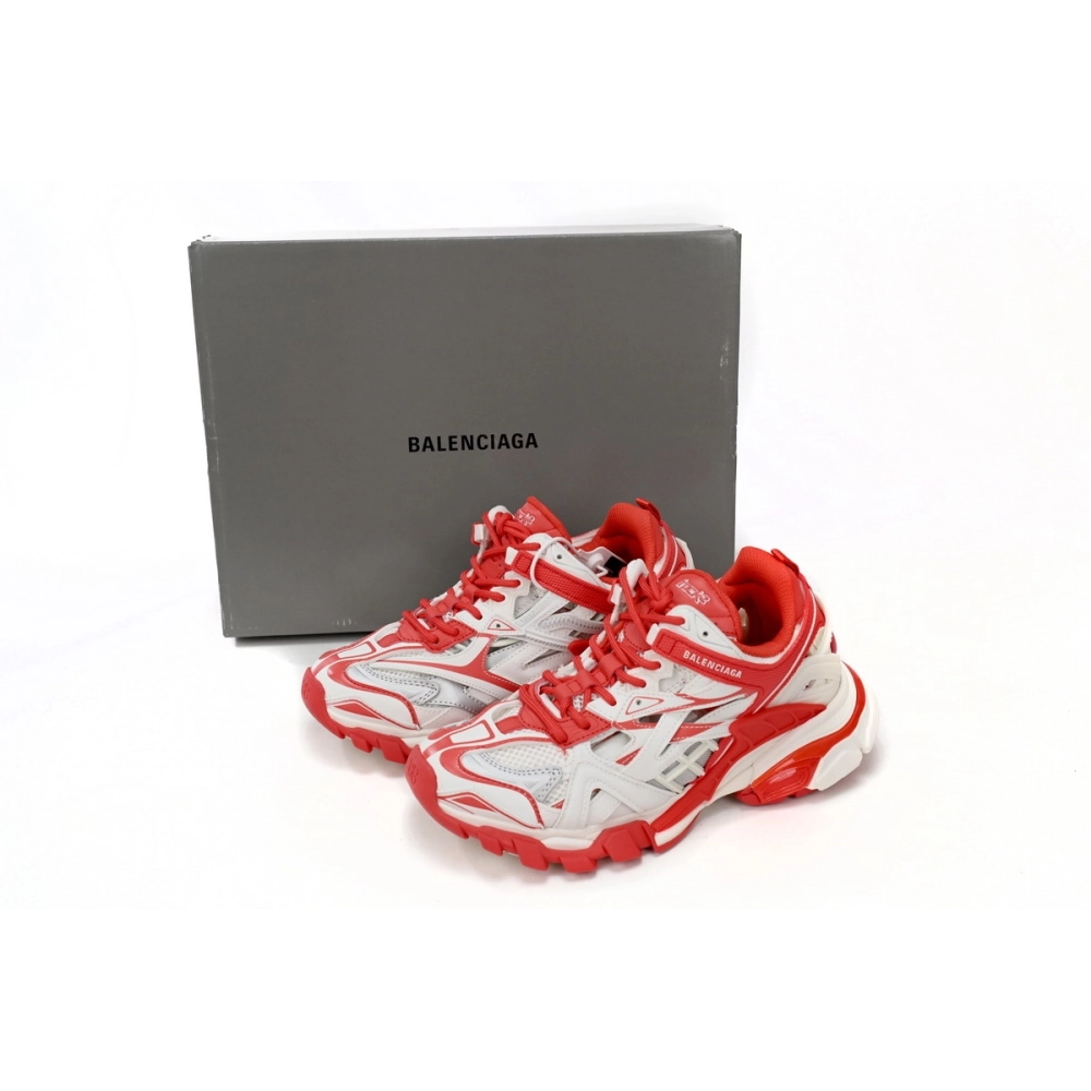 Balenciaga Track.2 Sneaker White Red 568614W3AE29061