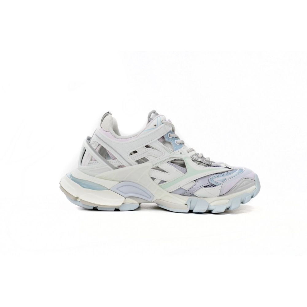 Balenciaga Track.2 Sneaker Military Black Pale White Purple 568615 W2GN3 9045