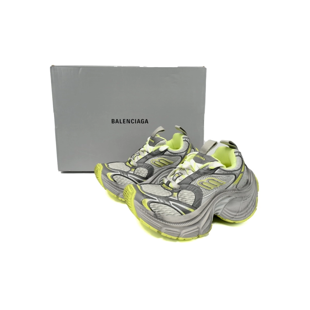 Balenciaga 10XL Sneaker Green Gray 784342 W2MV2 9031