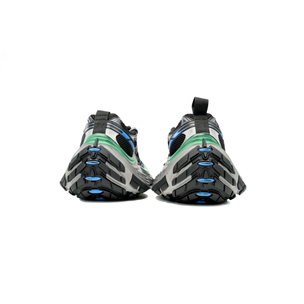 Balenciaga 10XL Sneaker Black Blue Green 784342 W2MV2 1143