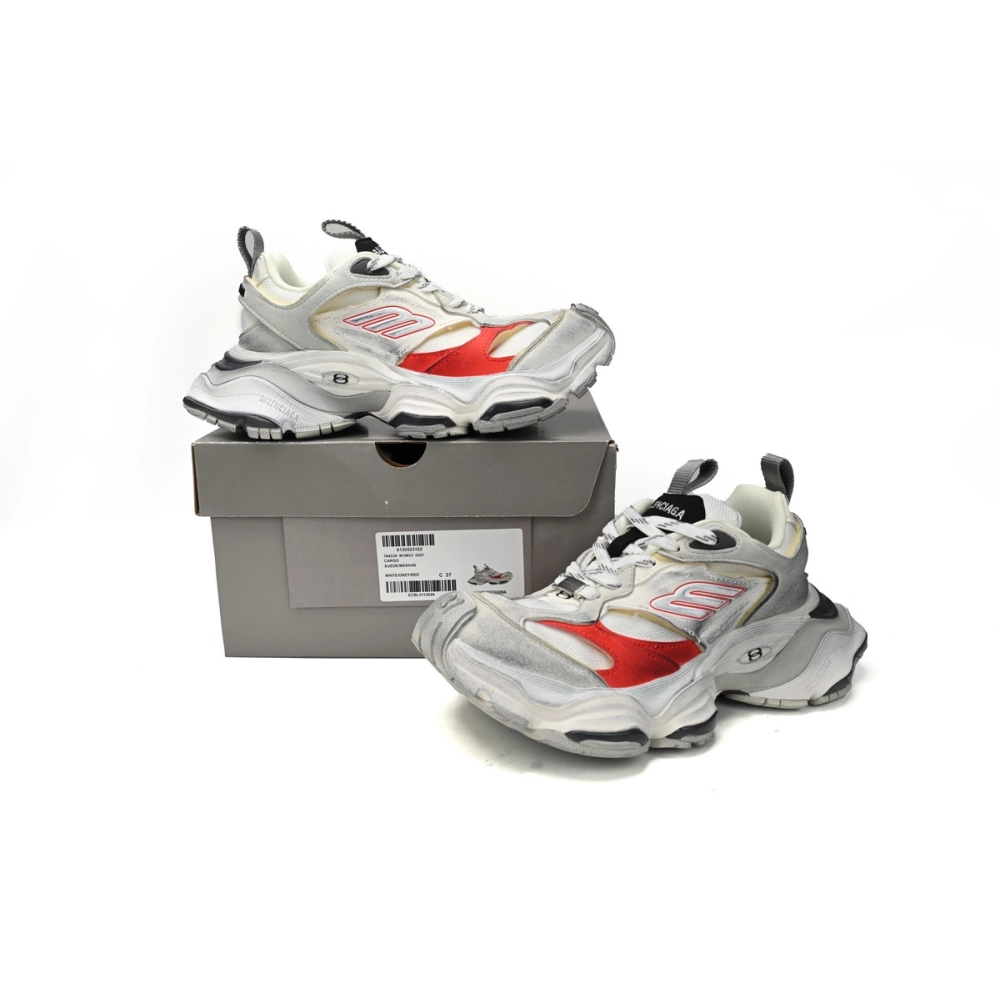 Balenciaga Cargo White Red 784339W1MV30521