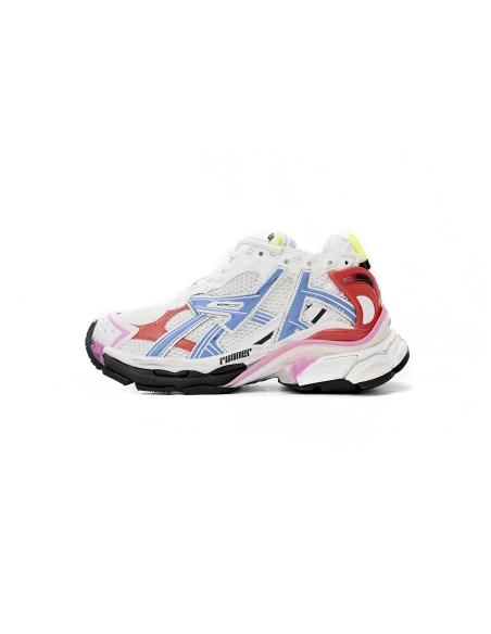 Balenciaga Runner White Blue Red 677402W3RB69645