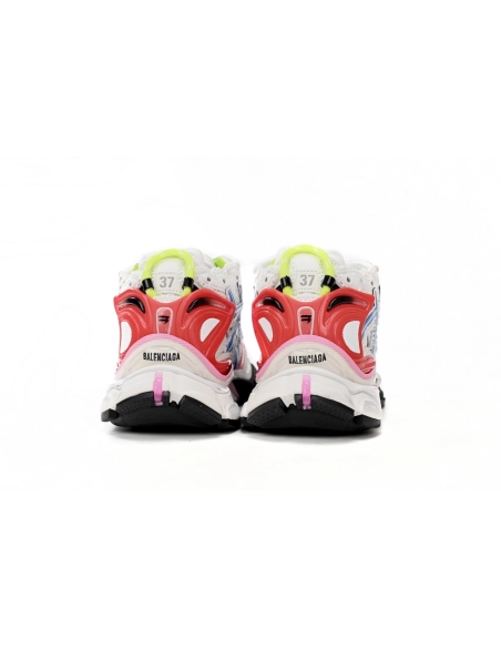 Balenciaga Runner White Blue Red 677402W3RB69645