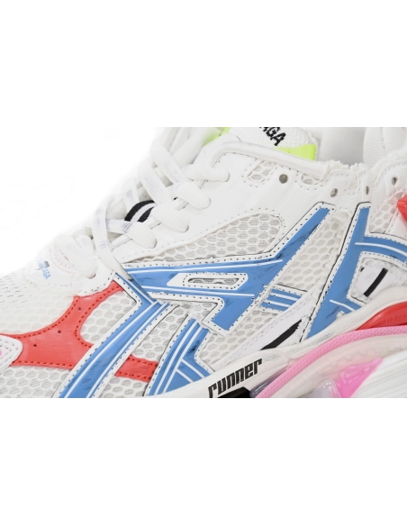 Balenciaga Runner White Blue Red 677402W3RB69645