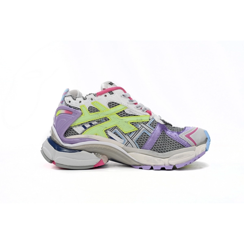 Balenciaga Runner Grey/Light Purple/Neon Yellow White 677403W3RBP1745