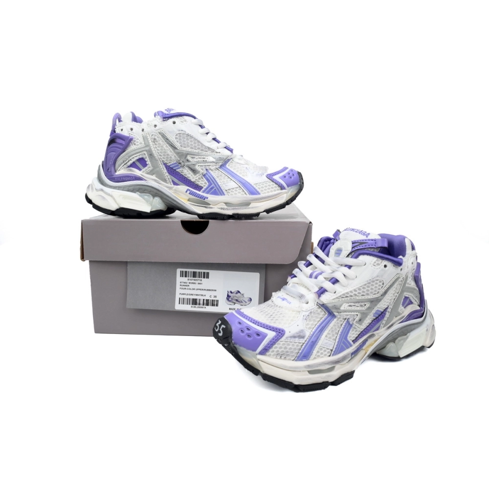 Balenciaga Runner Purple Grey 677402 W3RB3 5901