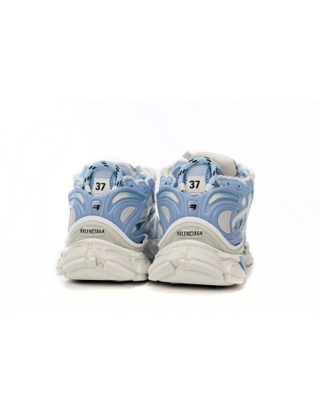 Balenciaga Runner White Light Blue 677402 W3RB2 9744