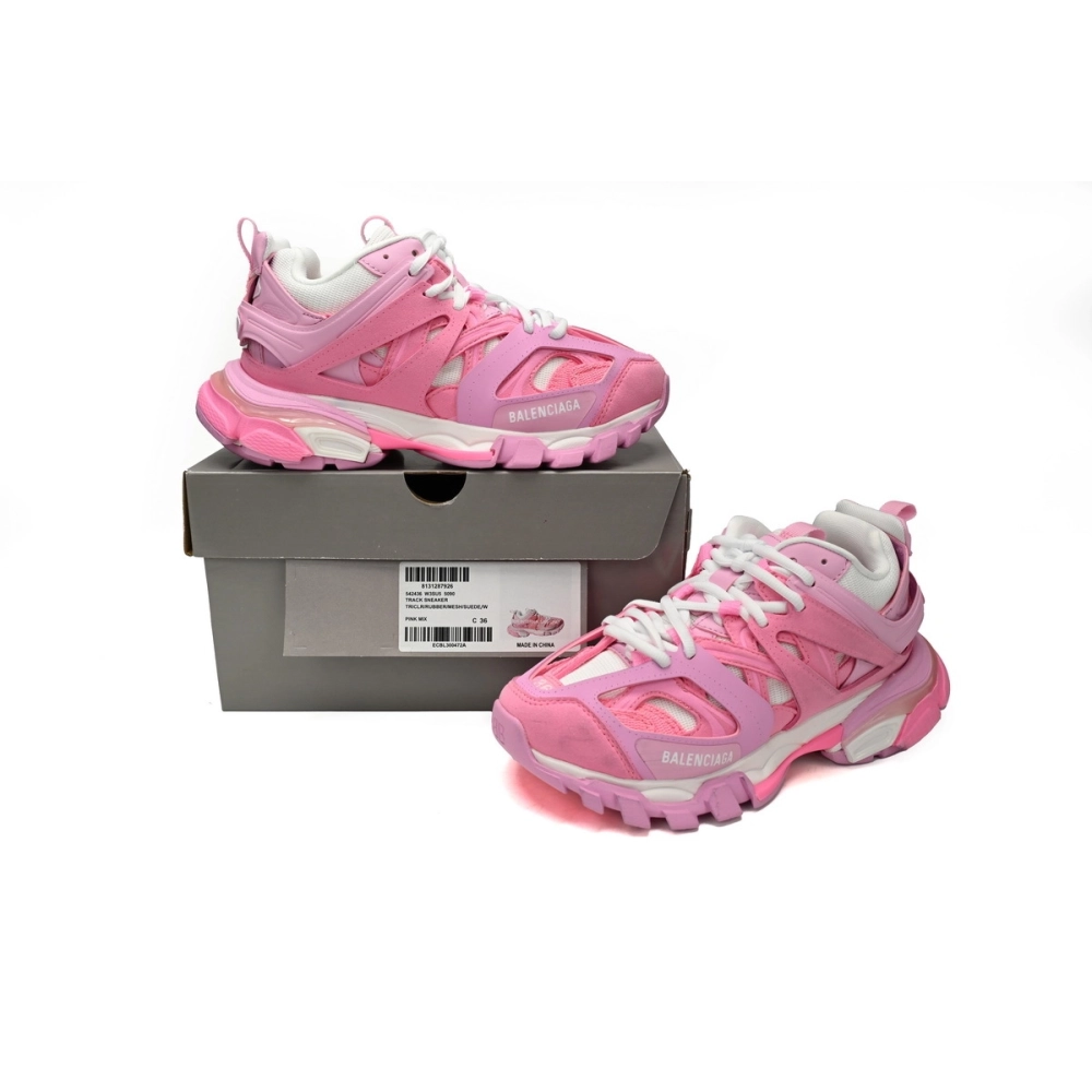 Balenciaga Track White Pink 542436W3SU55090