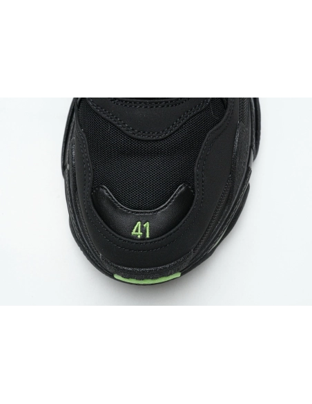 Balenciaga Triple S Black Green 524039 W2PW1 4881