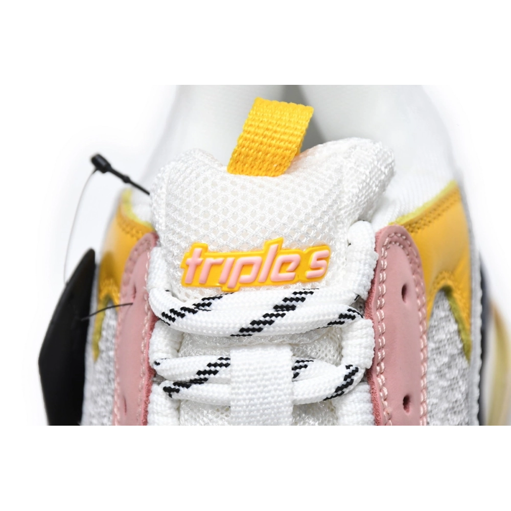 Balenciaga Triple S Black Yellow Pink 490672 W09O5 9035