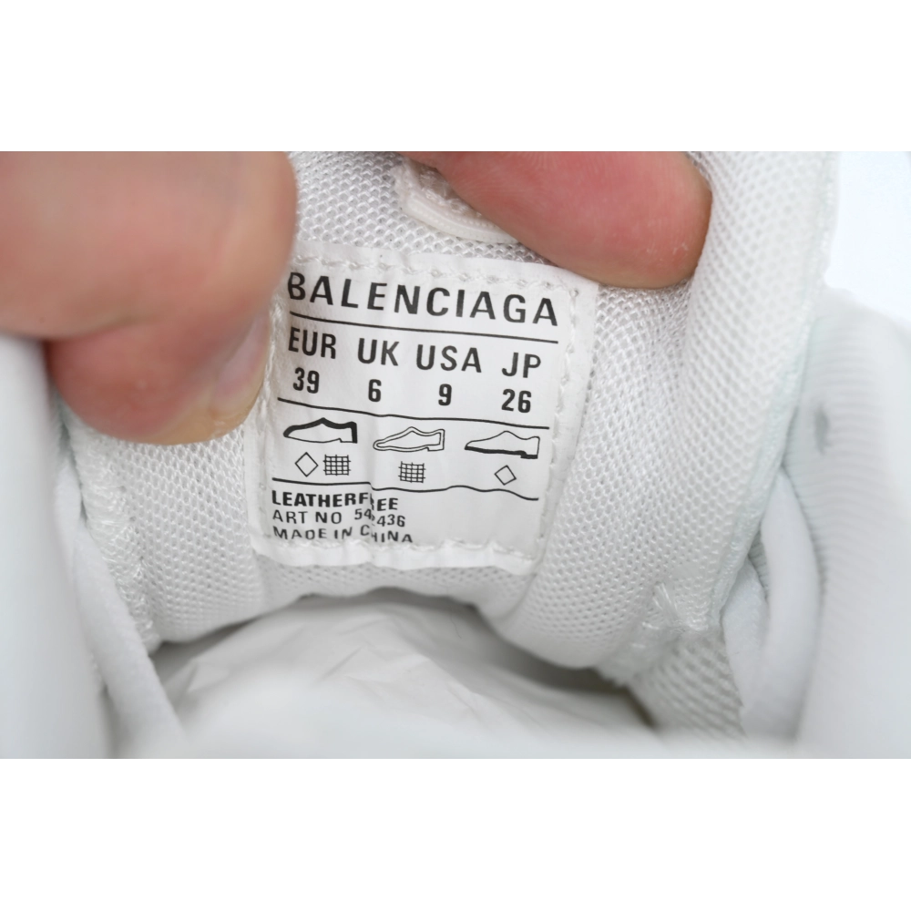 Balenciaga Track.2 Signature Sneaker in White/black 542436 WTRHW 9010
