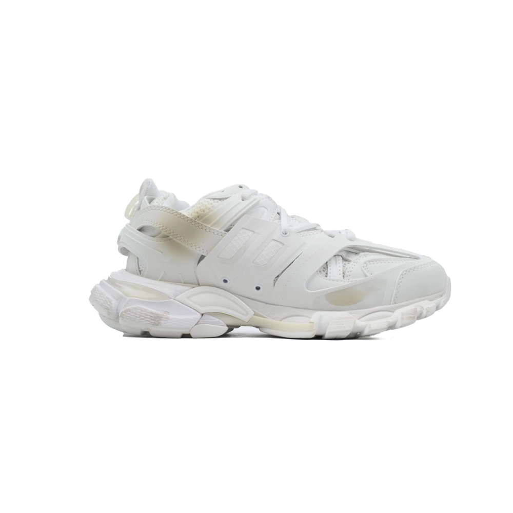 Balenciaga Track.2 Signature Sneaker in White/black 542436 WTRHW 9010