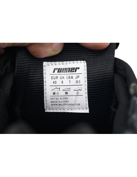 Balenciaga Runner x Under Armour Sneaker Black 813793WRUCU1000