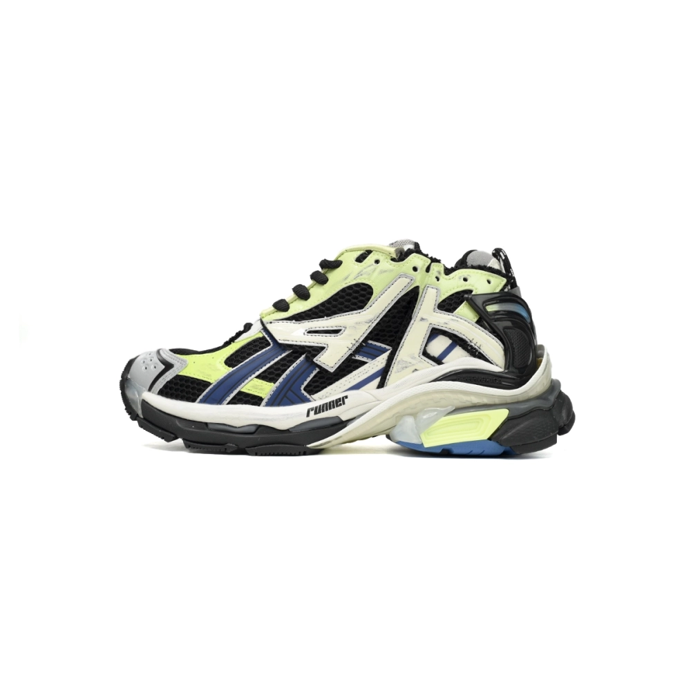 Balenciaga Runner Green Blue Black Grey 677403W3RB55179
