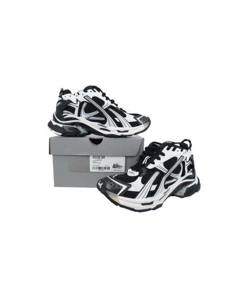 Balenciaga Runner Sneaker White Black 772774 W3RMU 9010