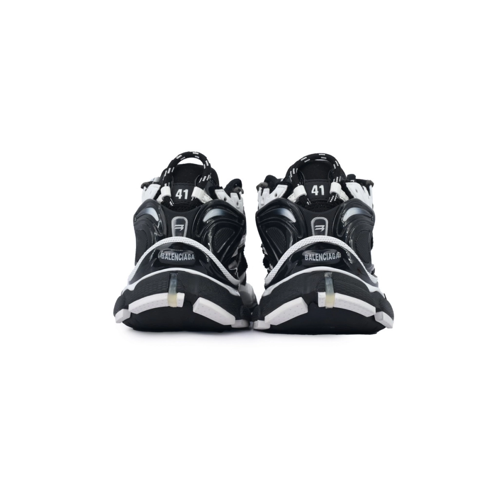 Balenciaga Runner Sneaker White Black 772774 W3RMU 9010
