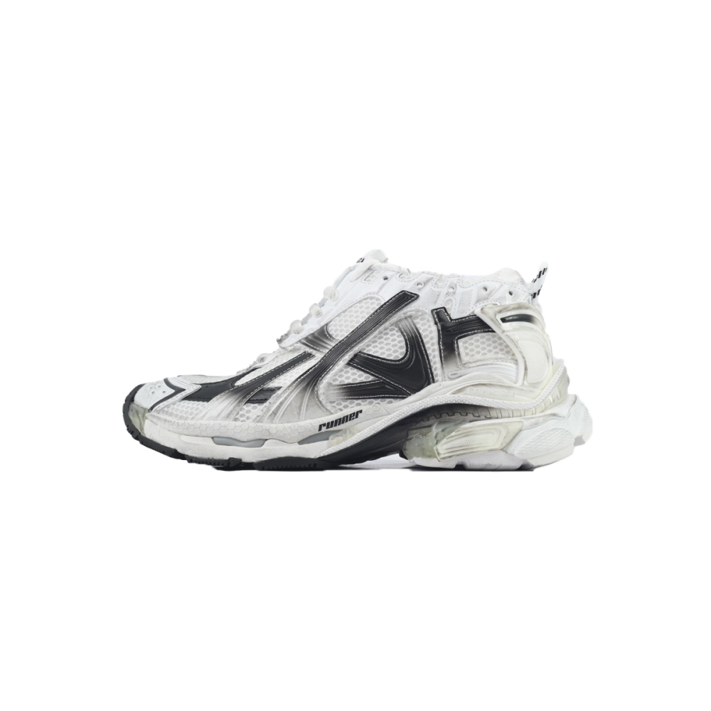 Balenciaga Runner Sneaker Gradient-White Black 772774 WRUNG 9010