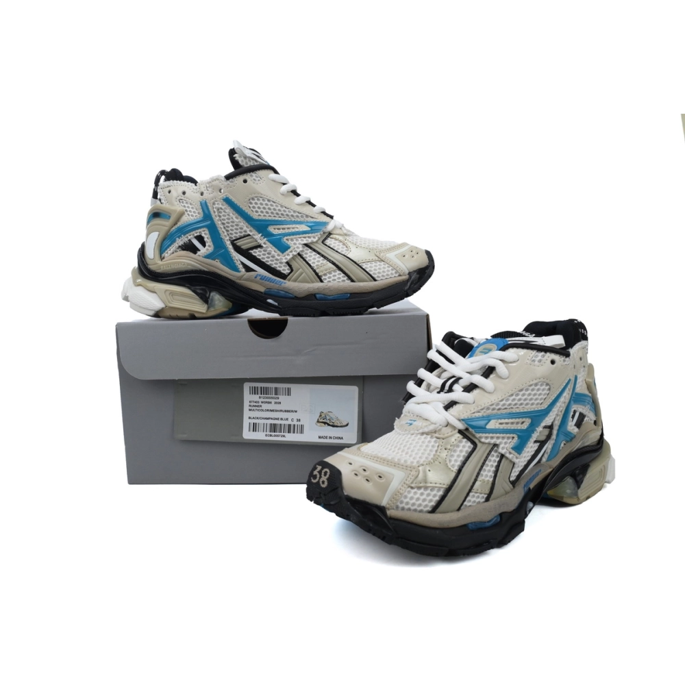 Balenciaga Runner Beige Grey Blue 677403 W0RB6 2028