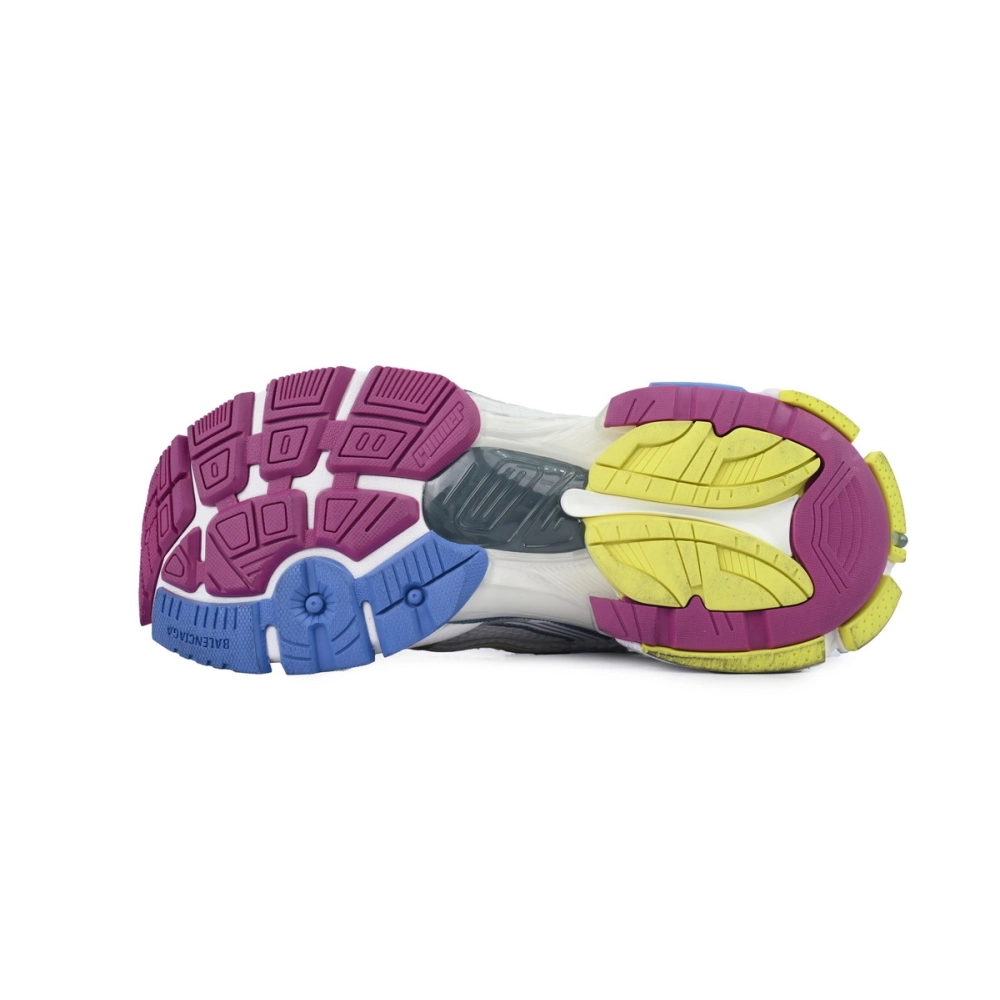 Balenciaga Runner Sneaker White Purple Blue 772767 W3RMU 9547