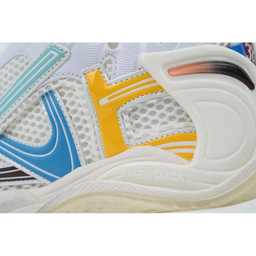 Balenciaga Runner Sneaker White Blue Yellow