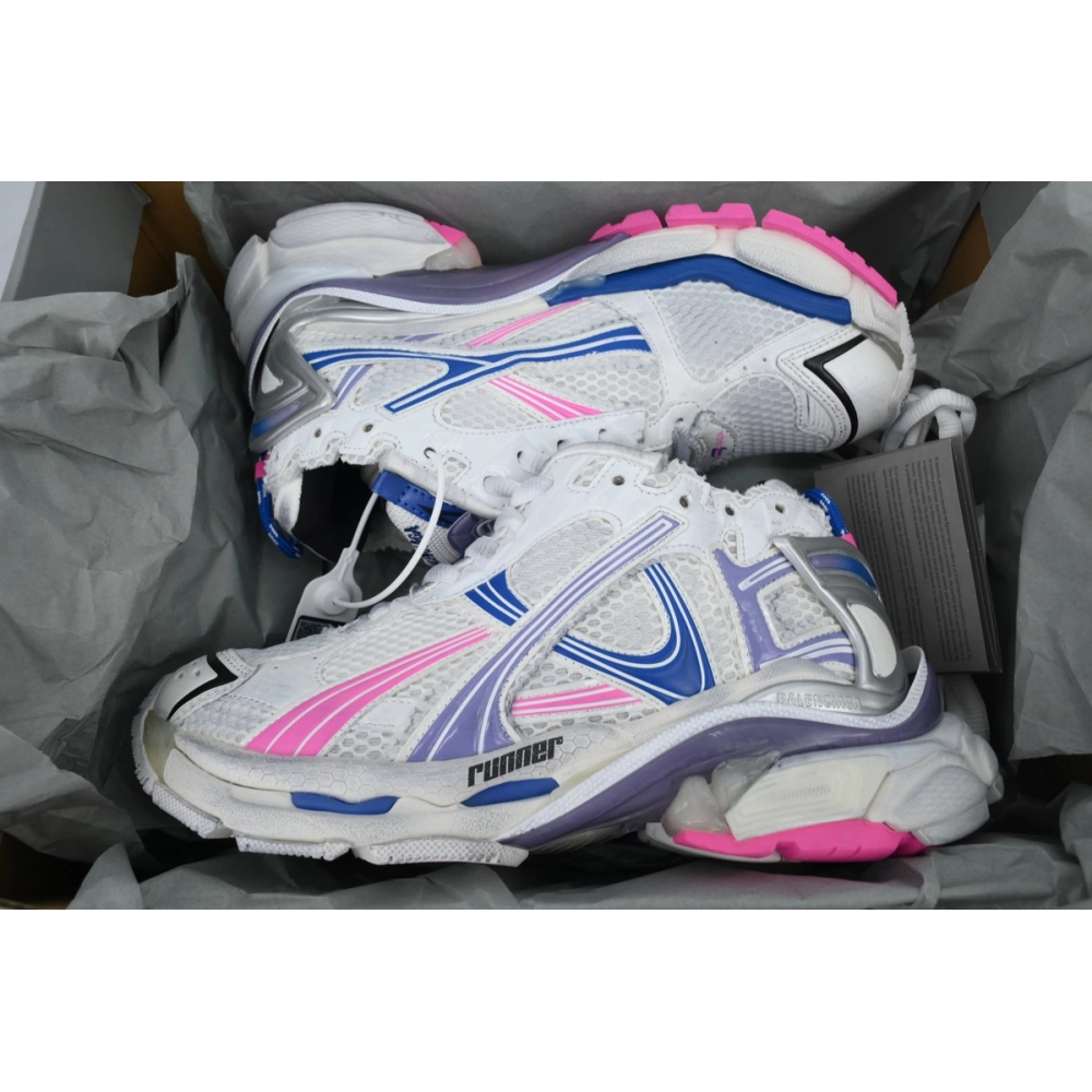 Balenciaga Runner Sneaker Purple Blue Powder 772767 W3RNY 6120